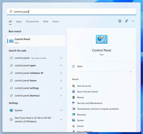 Image result for Control Panel Programs