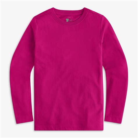Kids Long Sleeve Slim Tee - Colorful Kids Tops I Primary.com