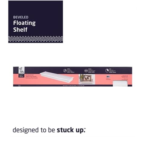 Buy HIGH & MIGHTY 515616 Decorative 36" Floating Shelf Holds up to ...