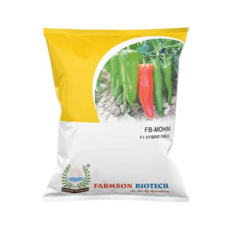 Buy farmson biotech fb mohini chilli seeds online - KisanShop