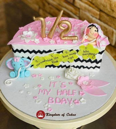 6 Month Birthday Cake for Baby Girl & Boys in Noida, Delhi NCR