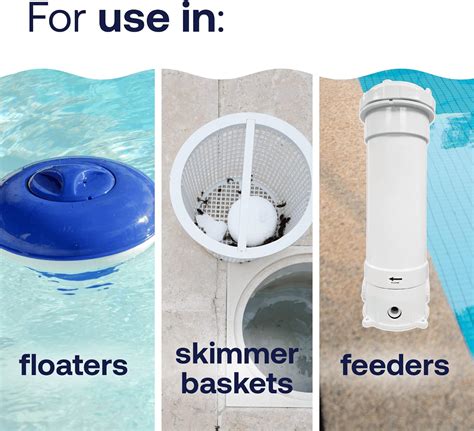 Buy HTH Pool Care 3 Chlorine Tabs, Swimming Pool Chlorinating Sanitizer ...