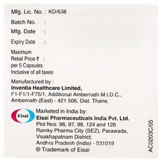 Eprisan 150 MG | Order Eprisan 150 MG Capsule Sr Online at Truemeds