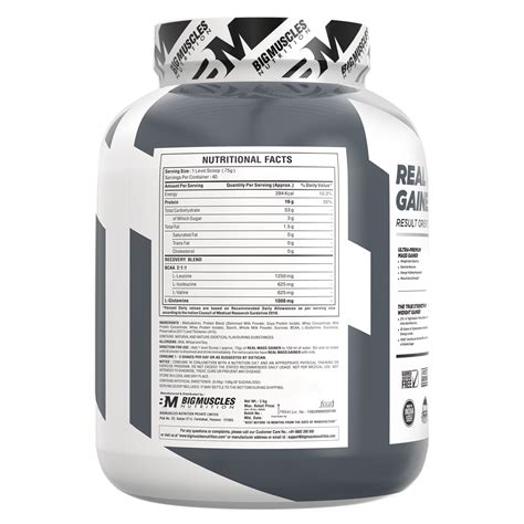 Buy Real Mass gainer - BigMuscles Nutrition