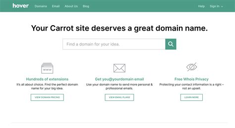 Image result for Hover Domain Names