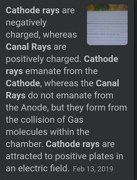 [Expert Verified] Differentiate between cathode rays and anode rays ...