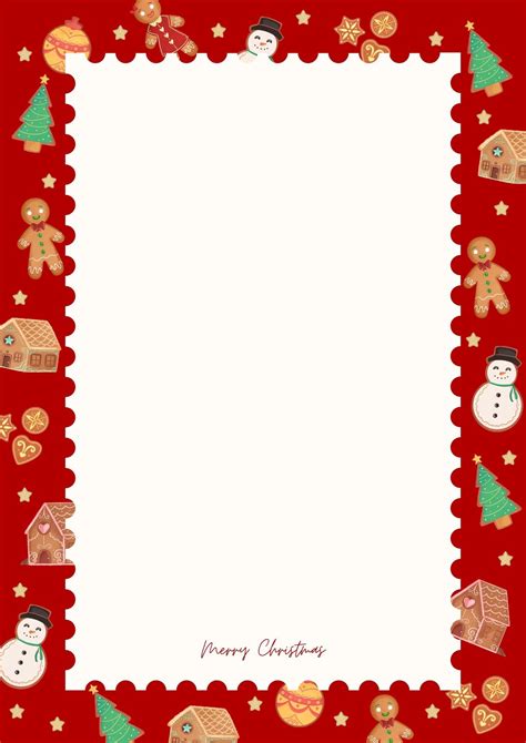 Christmas Border Template Christmas Elegant Border Stock Illustrations