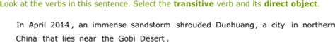 IXL - Identify transitive and intransitive verbs (Class X English practice)