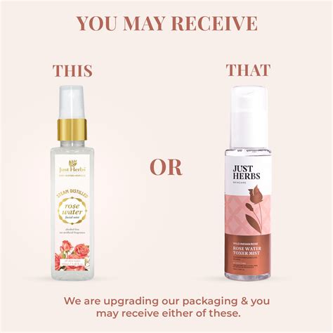 Just Herbs Rose Water Online - Steam Distilled Rose Water Spray For Face
