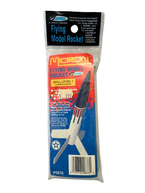 Buy Estes Micron Flying Model Rocket Kit - #0876 — Launch Lab Rocketry