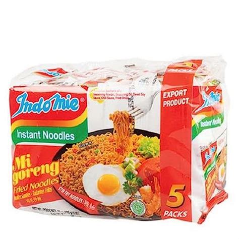 Indonasia Indomie Instant Noodles Mie Goreng (Fried NDL) - Pack of 5 ...