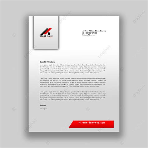 Letter Header Format 的图像结果