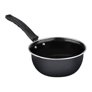 Buy BigPlayer Black Non-Stick Frypan and Big Tadka/Saucepan - 16 cm, 2 ...
