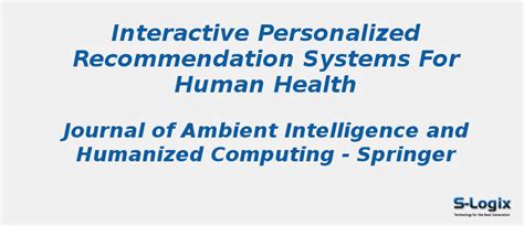 Personalized recommendation systems for human health - Python Projects ...