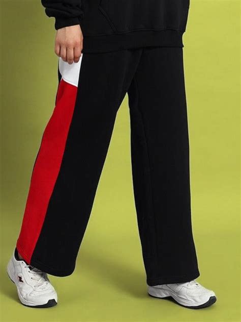 WOMEN WD FERVID COLORBLOCK CARGO PANT BLACK | Buy Online at Wearduds India