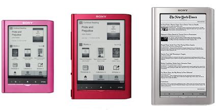 Image result for Sony eBook-Reader Red