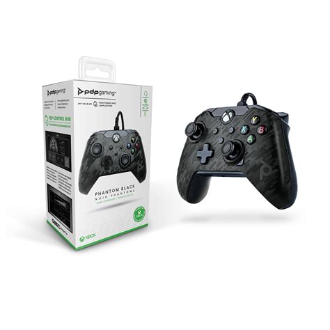 Buy PDP Phantom Black Wired Gaming Controller for Xbox Series X, S ...
