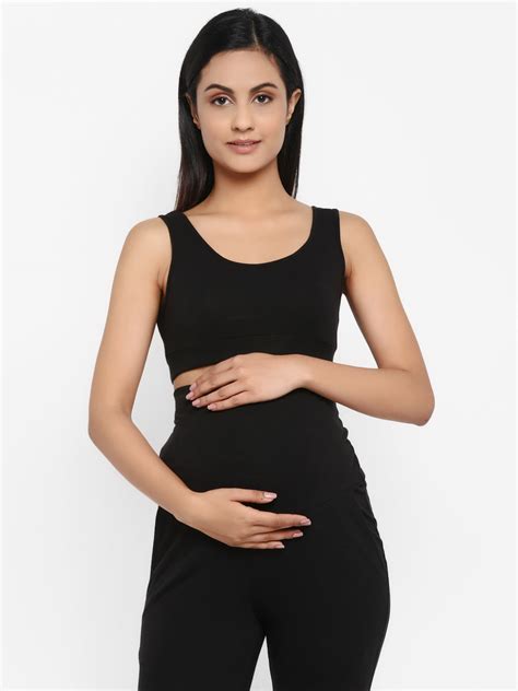 Non Wired Crossover Seamless Maternity Bra