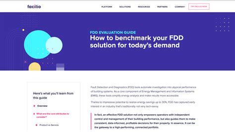 FDD Evaluation Guide for Smart Buildings 2025