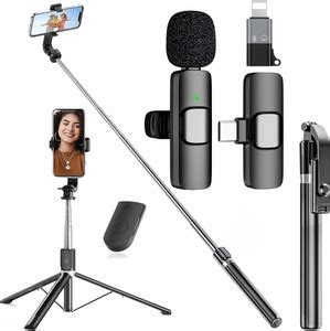 GADGETSWEAR wireless mic for youtuber, microphone wireless mic,selfie ...