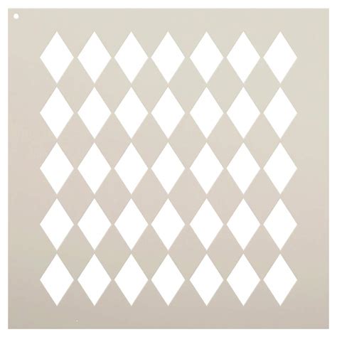 Medium Diamonds Stencil by StudioR12 | Simple Repeating Pattern ...
