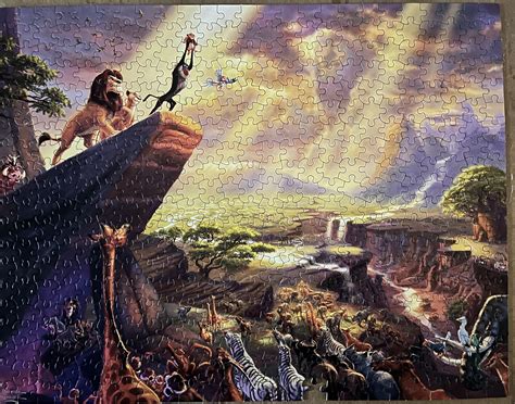 [ENTRY] Disney Thomas Kinkade Studios The Lion King. 500 piece One edge ...