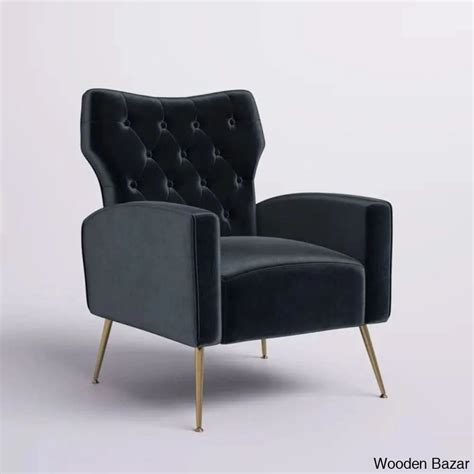 Groombridge 28'' Wide Tufted Wingback Chair | Wooden Bazar