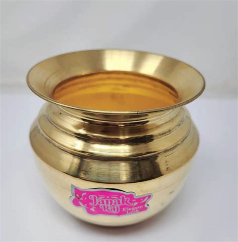 Tabakh Brass Pooja Lota for Festival Puja and Home Temple India | Ubuy