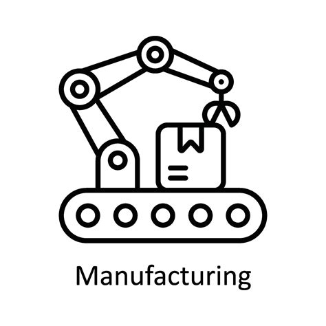 Manufacturing Vector Outline 的图像结果