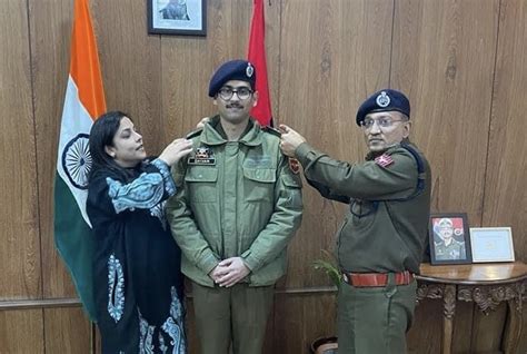 ADGP Jammu adhere SP rank to Shivam Siddharth SP City North Jammu