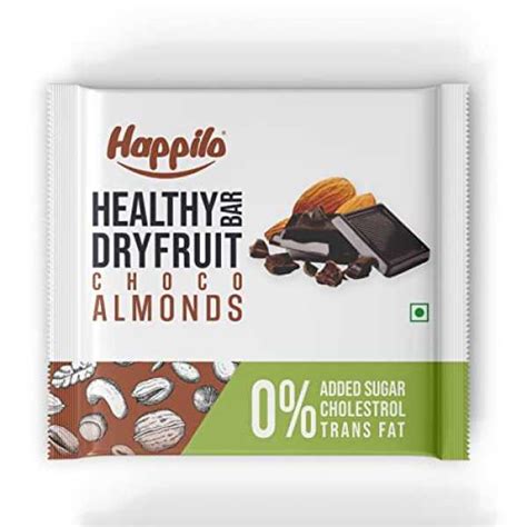 Happilo Healthy Dry Fruit Energy Bar Assorted Pack of 12, (15g x 12 ...