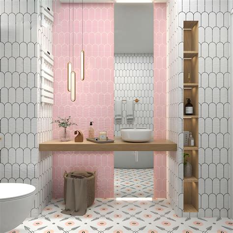 Modern Style Floor Tile Rectangle Straight Edge Floor Tile for Bathroom ...