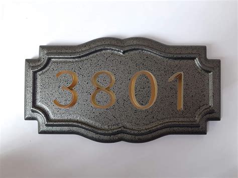 DLCCREATION Customized Home Address Sign,Hotel Office Number Sign ...