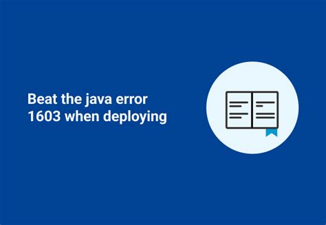 Image result for Error Code 1603 Java