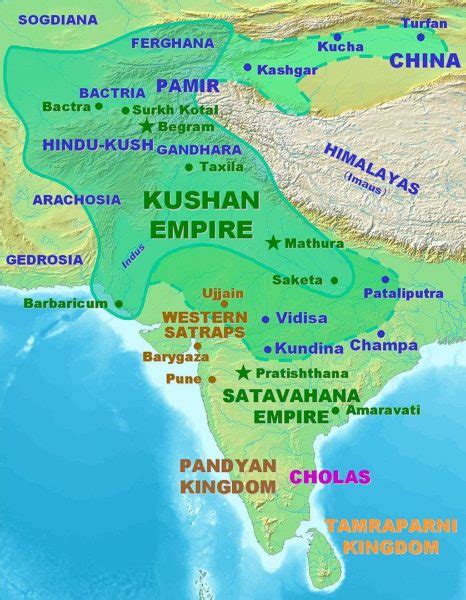 12 Greatest Empires in Indian History- 2. The Kushan Empire - Words and ...
