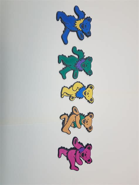 Grateful dead dancing bears poster - wolfstamp
