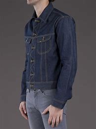 Image result for Blue Denim Jacket Men