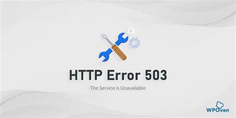 How to Fix HTTP Error 503 的图像结果