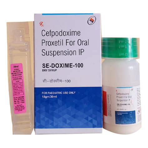 Se doxime 100 - Cefpodoxime Proxetil For Oral Suspension IP - Ultra ...