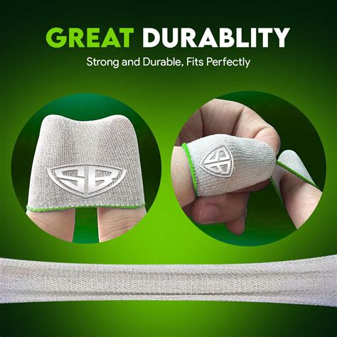 SpinBot Silver Fiber Finger & Thumb Sleeves for PUBG, BGMI,Free Fire,e