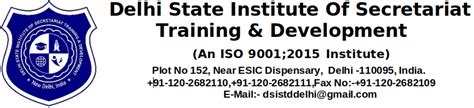 Delhi State Institute of Secretariat Training & Development (DSISTD)