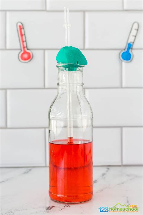🌡 DIY Homemade Thermometer Science Experiment for Kids