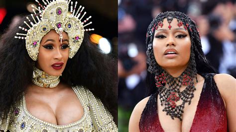 Cardi B and Nicki Minaj Spotted Together at Met Gala - Is the Cardi B ...