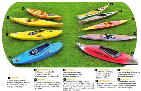 Image result for Kayak Types Differences