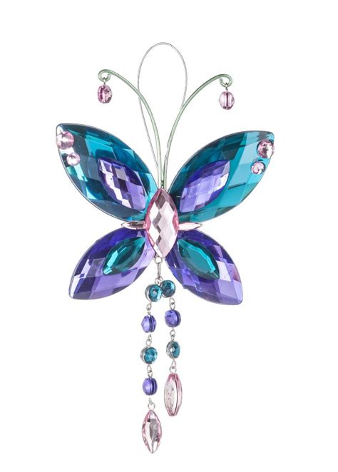 Buy Ganz Butterfly Crystal Expressions with Tassels 7 Inch Acrylic ...