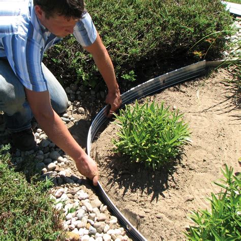 Easyflex Aluminum Landscape Edging Project Kit 8 Metal Garden Edging ...