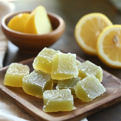 Green Tea, Lemon & Ginger Chews
