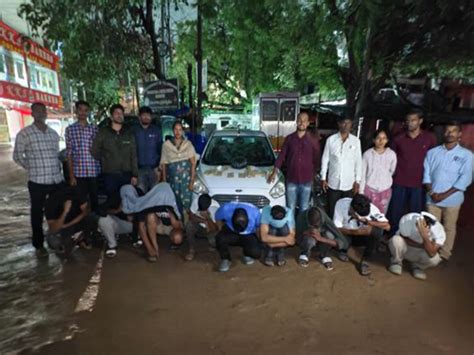 Rave party busted in Hyderabad: Nine arrested, drugs and vehicles seized