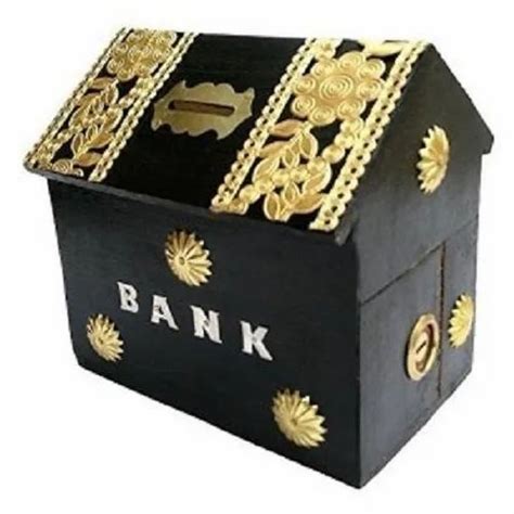 Piggy Bank - Wooden Piggy Money Bank Manufacturer from Saharanpur
