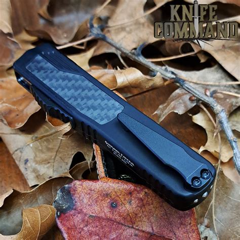 Guardian Tactical Black Scout Carbon Fiber OTF Automatic Knife Black ...